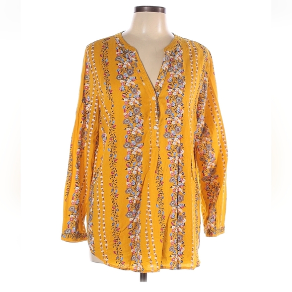 💛Old Navy Long Sleeve Blouse, size Medium💛 - Picture 1 of 3